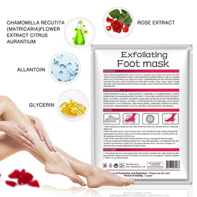 Exfoliating Foot-Peel Refreshing Mask (Set of 3)